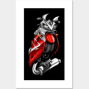 Honda CBR F4i Owl Posters and Art